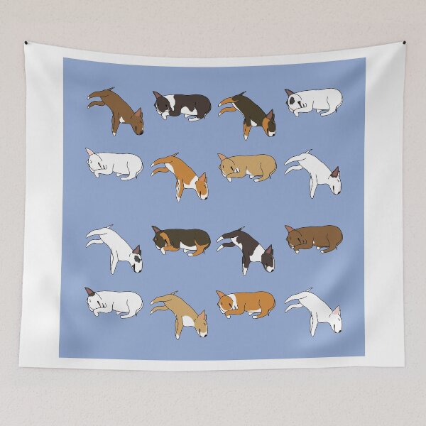 Item preview, Lazy Bull Terrier - Blue designed and sold by Qtea.