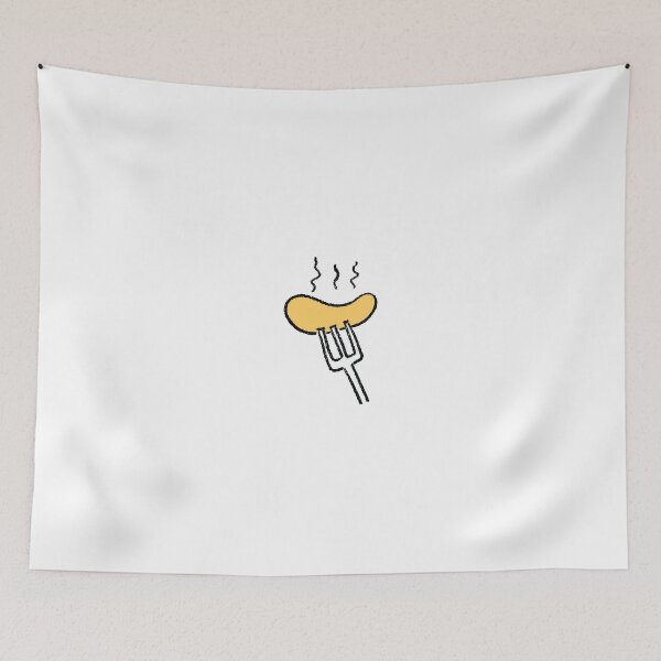 Item preview, Just a sausage on a fork designed and sold by NigelSutherland.