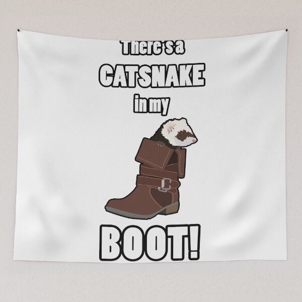 Item preview, There's a CATSNAKE in my BOOT! designed and sold by Fennic.