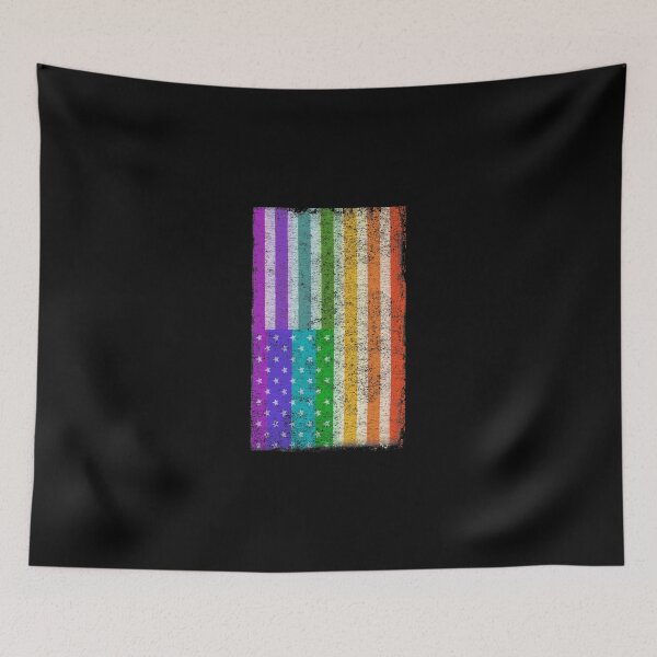 Item preview, Us Flag Gay Pride designed and sold by flippinsg.