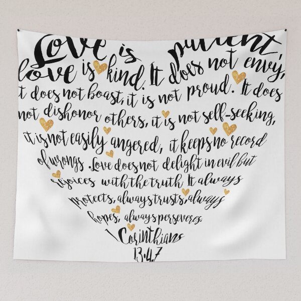 Item preview, CORINTHIANS 13:4-7 designed and sold by ReVivingHoPe.
