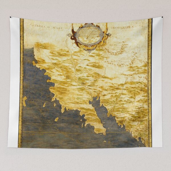 Item preview, Vintage Map of California (1564) designed and sold by BravuraMedia.