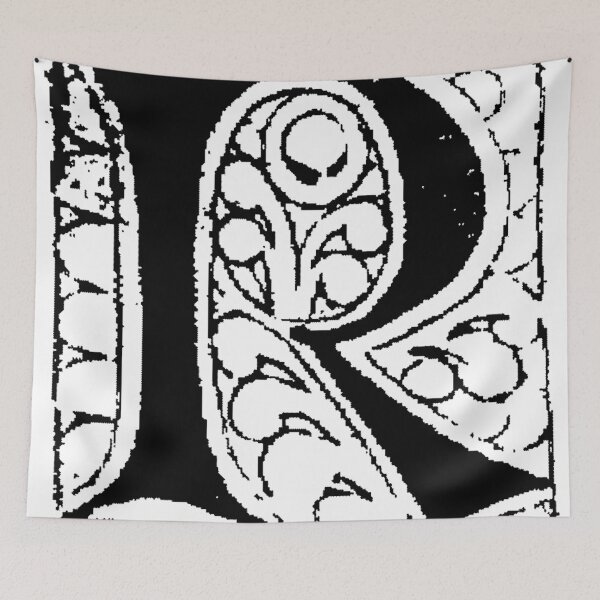 Item preview, Medieval Alphabet Letter R designed and sold by Quill-n-Ink.