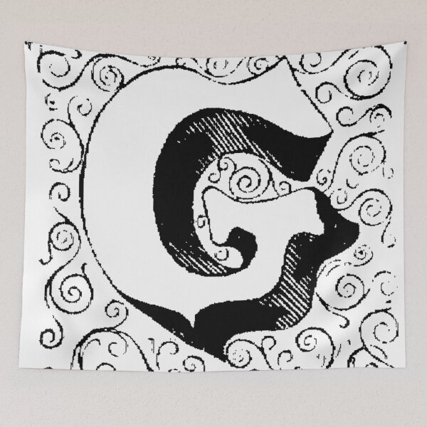 Item preview, Block Alphabet Letter G designed and sold by Quill-n-Ink.