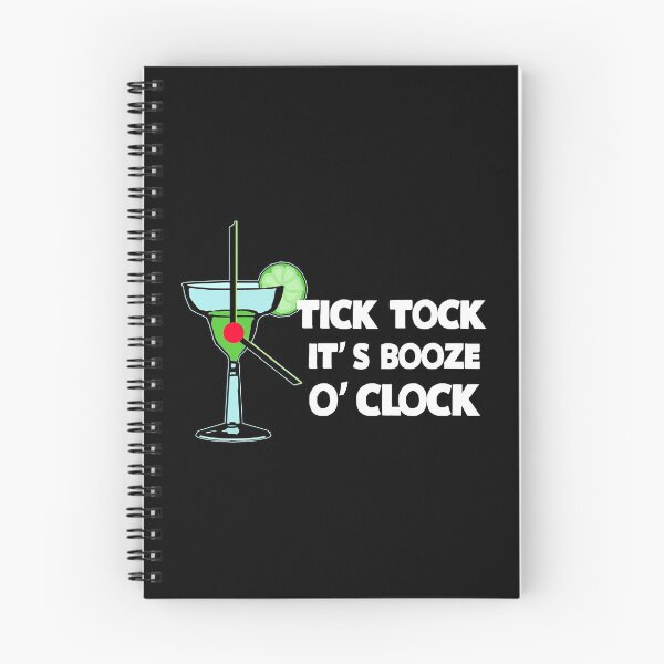 Item preview, Tick Tock It's Booze O'Clock designed and sold by KoolMoDee.