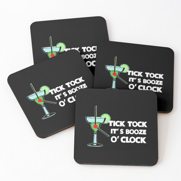 Item preview, Tick Tock It's Booze O'Clock designed and sold by KoolMoDee.