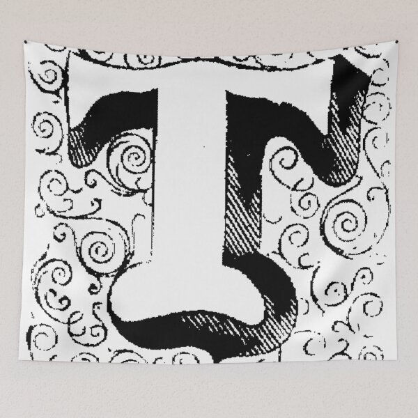 Item preview, Block Alphabet Letter T designed and sold by Quill-n-Ink.