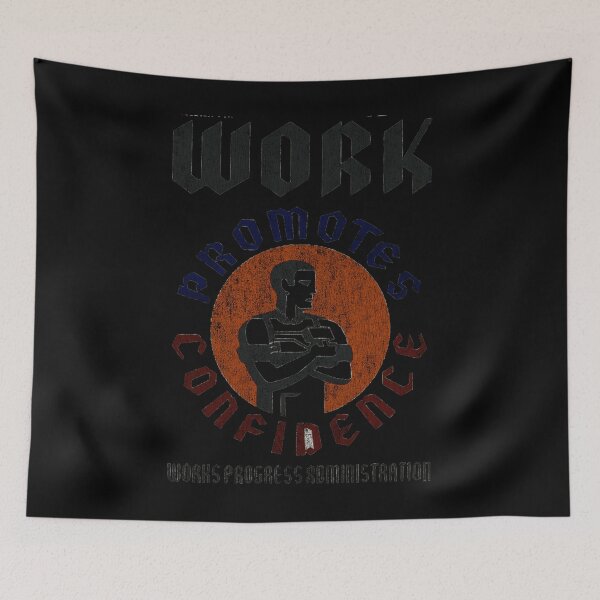 Item preview, WPA Work Promotes Confidence Vintage  designed and sold by flippinsg.