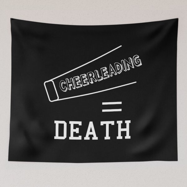 Item preview, Cheerleading Equals Death designed and sold by flippinsg.