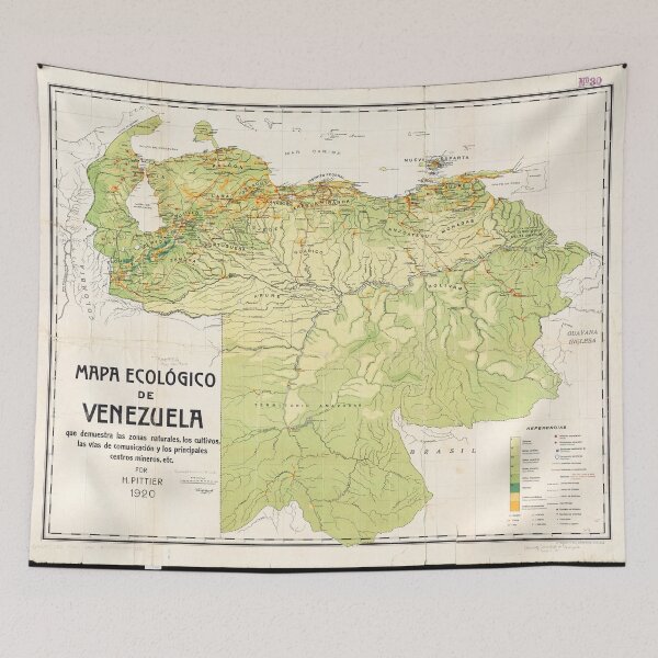 Item preview, Vintage Map of Venezuela (1920) designed and sold by BravuraMedia.