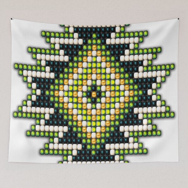 Item preview, Native American-Style Green Sunburst designed and sold by Naumaddic Arts.