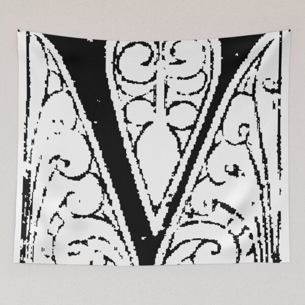 Item preview, Medieval Alphabet Letter V designed and sold by Quill-n-Ink.