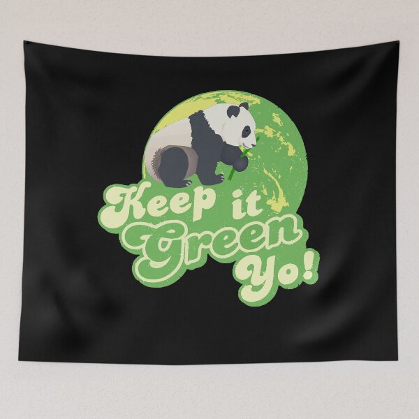 Item preview, Keep It Green Panda Yo designed and sold by flippinsg.