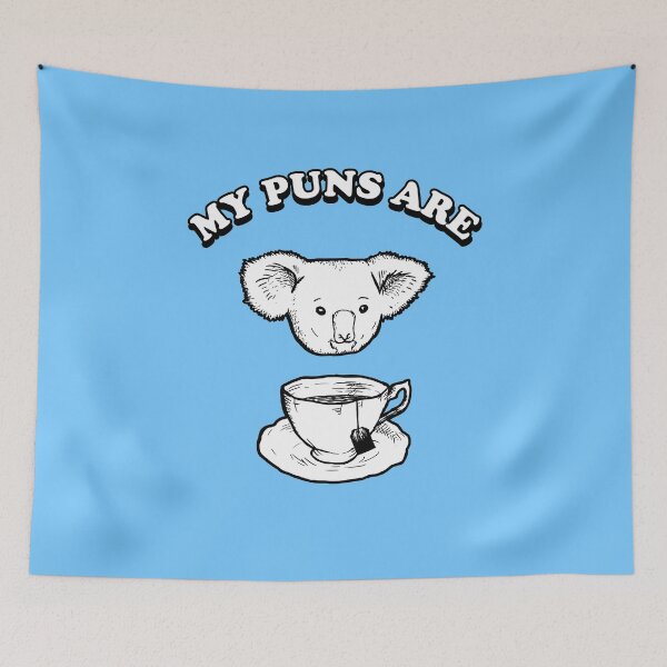 Item preview, My Puns Are Koala Tea T-Shirt designed and sold by Yipptee Shirts.