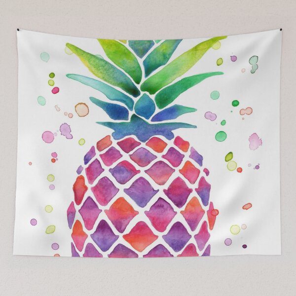Item preview, Colourful Watercolour Pineapple! designed and sold by 4ogo Design.