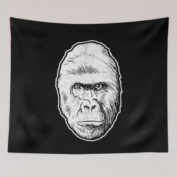 Item preview, Harambe Face T-Shirt designed and sold by Yipptee Shirts.