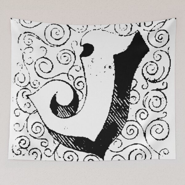 Item preview, Block Alphabet Letter J designed and sold by Quill-n-Ink.