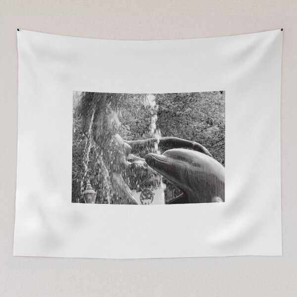 Item preview, Girl With A Dolphin ( B&W ) designed and sold by wiggyofipswich.