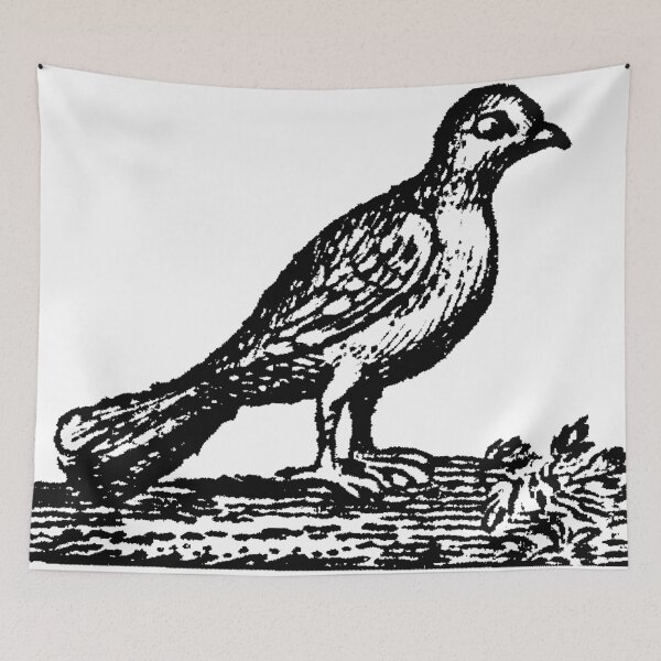 Item preview, Pedestrian Pigeon.   designed and sold by Quill-n-Ink.