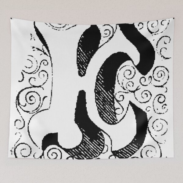 Item preview, Block Alphabet Letter K designed and sold by Quill-n-Ink.