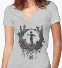 Ice Dance Women's Fitted V-Neck T-Shirt