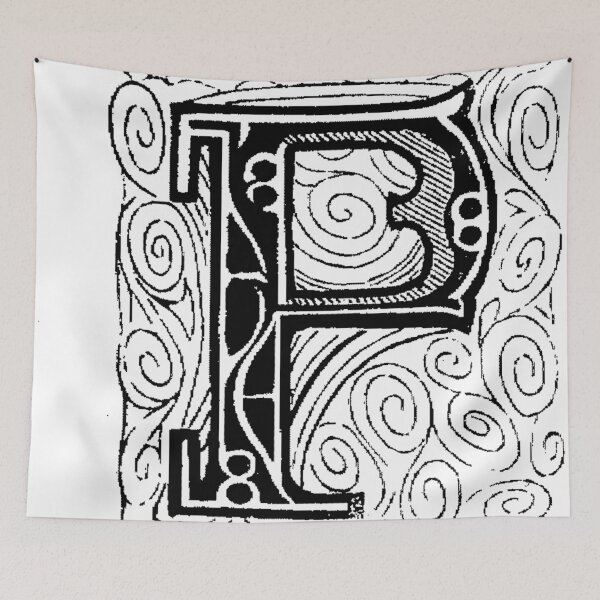 Item preview, Bevel Alphabet Letter P designed and sold by Quill-n-Ink.