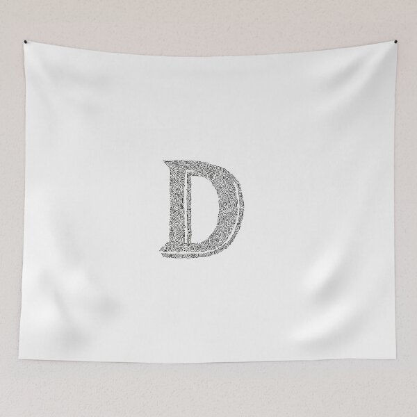 Item preview, Stylized Letter D Art designed and sold by Olivialee14.