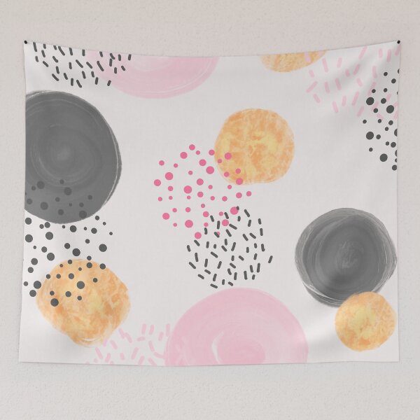 Item preview, Abstract circle painting  designed and sold by artbybee7.