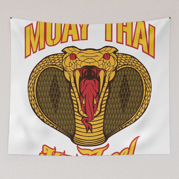 Item preview, monkon muay thai cobra thailand martial art sport logo new color designed and sold by lu2k.