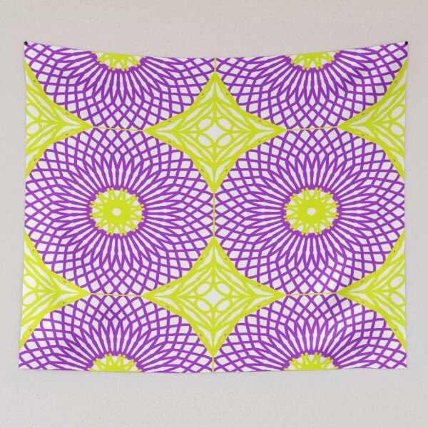 Item preview, Yellow Purple Pattern designed and sold by TheGreenReader.