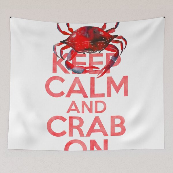 Item preview, Keep Calm And Crab On designed and sold by owlHouseINK.