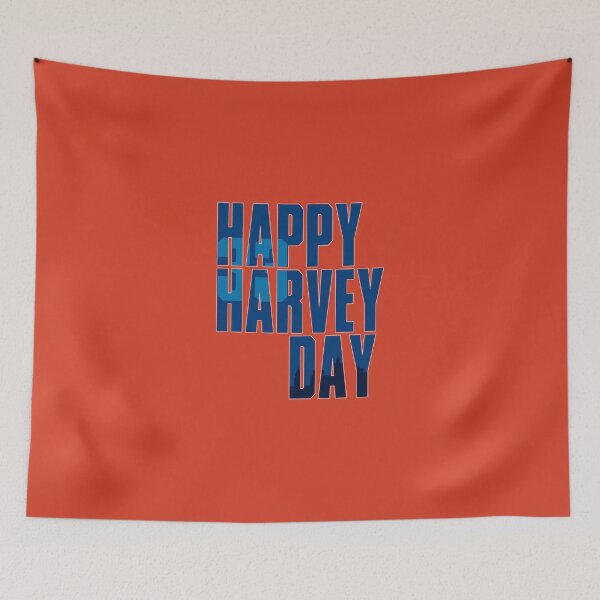 Item preview, Happy Harvey Day In Blue designed and sold by enfuego360.