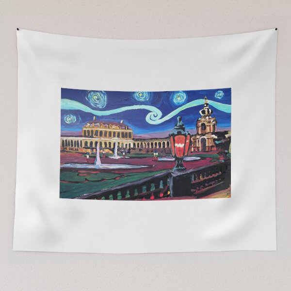 Item preview, Starry nights in Dresden mit Zwinger - Van Gogh inspiriert designed and sold by artshop77.