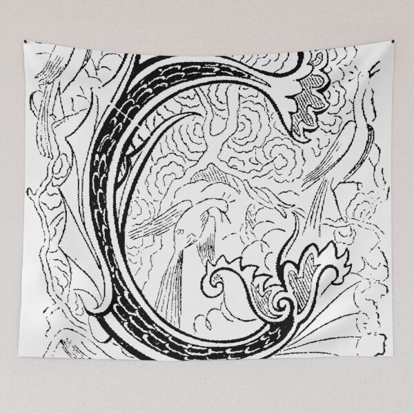 Item preview, Baroque Alphabet Letter G designed and sold by Quill-n-Ink.