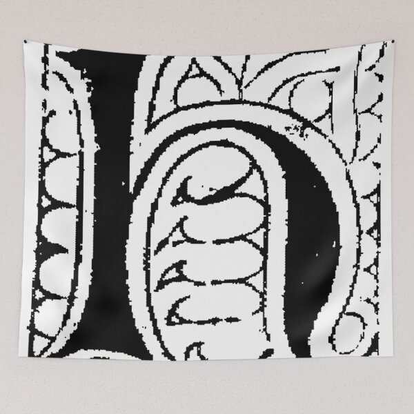 Item preview, Medieval Alphabet Letter H designed and sold by Quill-n-Ink.