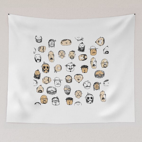 Item preview, manly men designed and sold by Laura Wright.