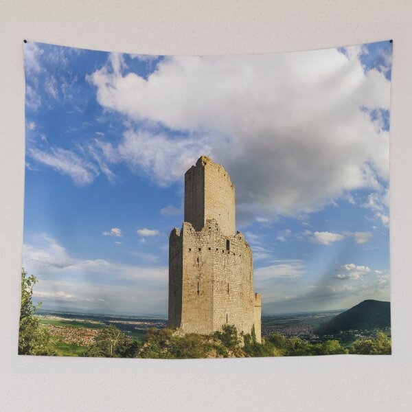 Item preview, Majestic medieval castle ruins on the top of the hill, Ortenbourg, Alsace, France designed and sold by Alexander Sorokopud.