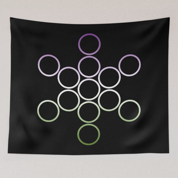 Item preview, gender queer sacred circles designed and sold by chromatosis.