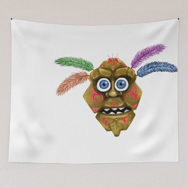 Item preview, Feathered Tribal Mask designed and sold by InkyFingers26.