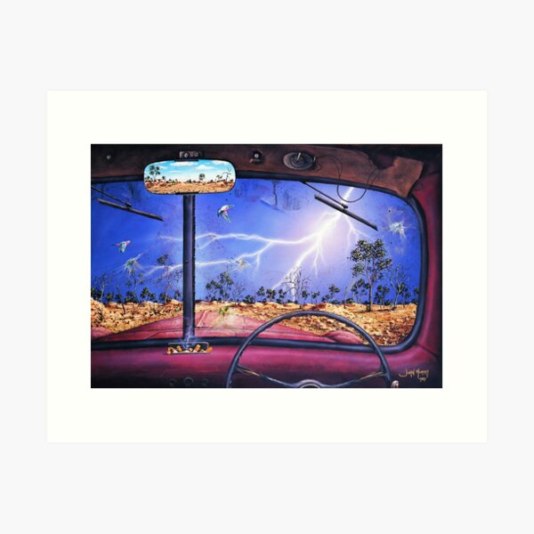 This Must Be The Ridge Art Print