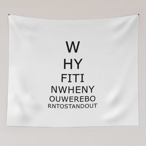 Item preview, Why fit in when you were born to stand out. designed and sold by jude3650.