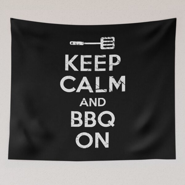 Aperçu de l'œuvre Keep Calm And Grill On créée et vendue par flippinsg.