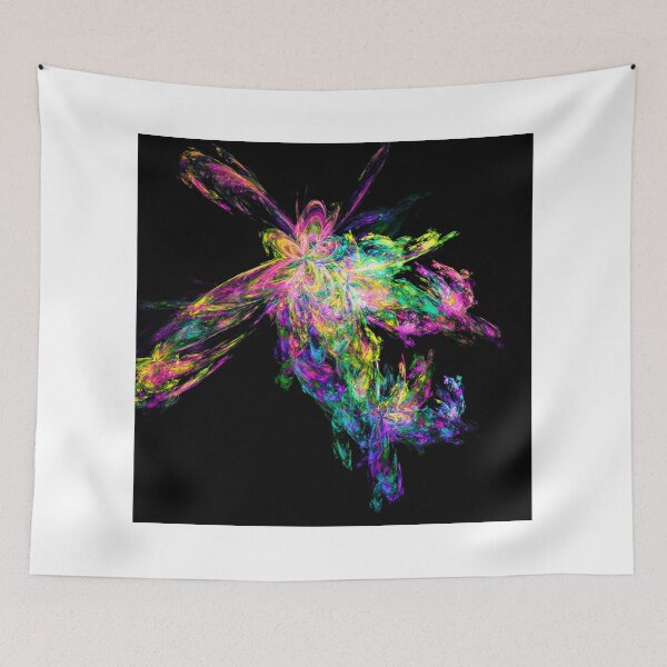 Item preview, Rainbow coloured fractal design - titled Rainbow Explosion designed and sold by traceyeverart.