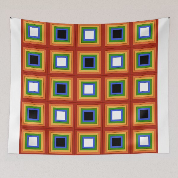 Item preview, Overlapping Rainbow Squares designed and sold by EucalyptusBear.