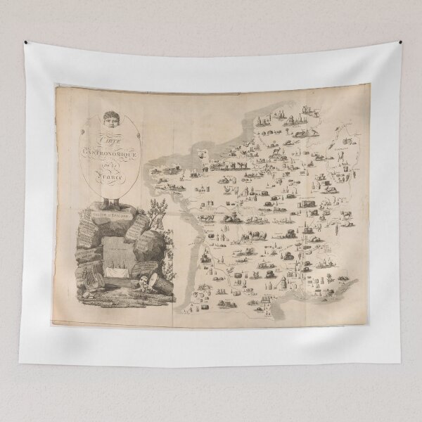 Item preview, Vintage Map of France (1809) designed and sold by BravuraMedia.