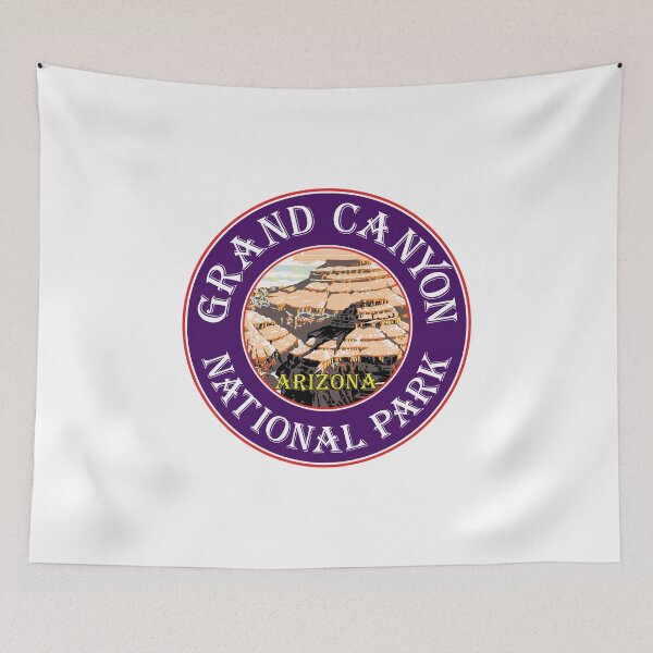 Item preview, GRAND CANYON NATIONAL PARK ARIZONA MOUNTAINS HIKING CAMPING HIKE CAMP 1919 ROUND designed and sold by DESTINATIONS DECAL.