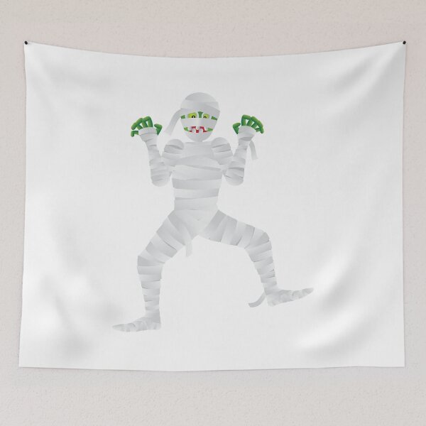 Item preview, Halloween Mummy with Green Fingers Illustration designed and sold by jpldesigns.