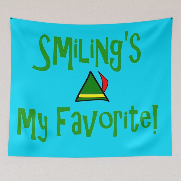 Item preview, Elf Quote - Smiling's My Favorite! designed and sold by movie-shirts.