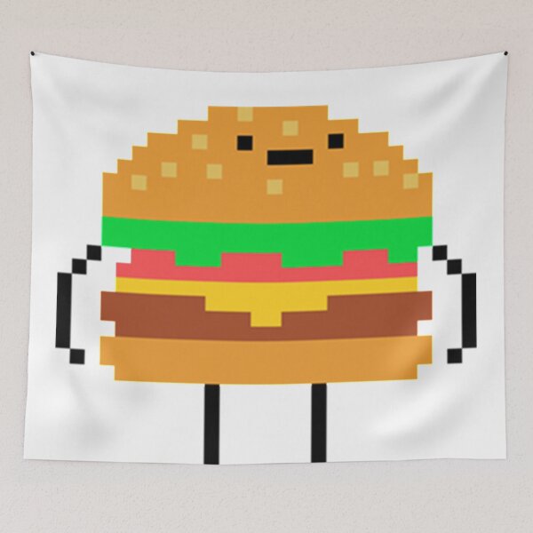 Item preview, hamburger pixel designed and sold by emielpit5.