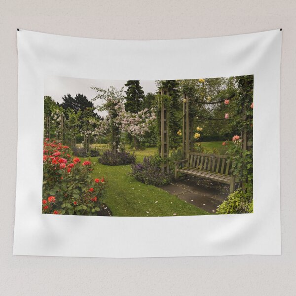 Item preview, It is Raining Rose Petals - Queen Mary Gardens on a Rainy London Day designed and sold by Georgia Mizuleva.